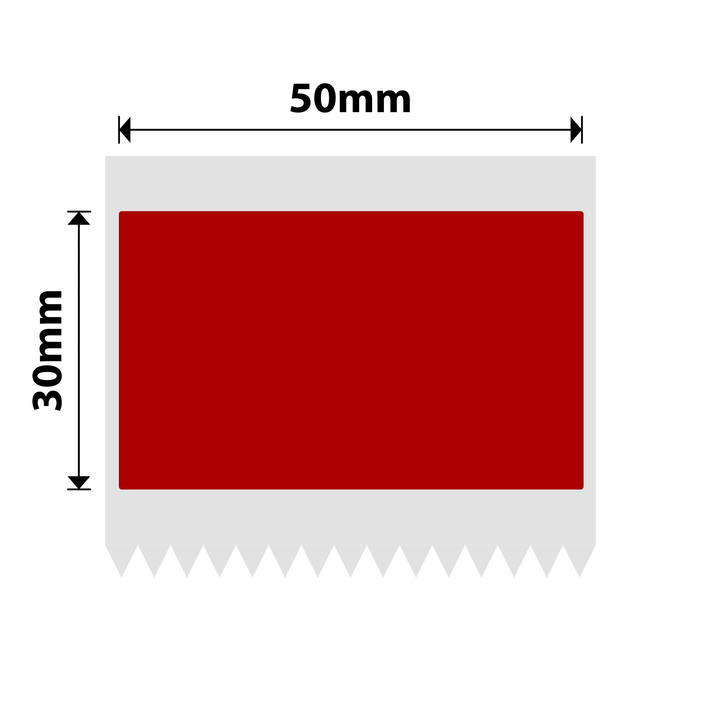 NIIMBOT - B Range - 50x30mm - Red - 230 Labels