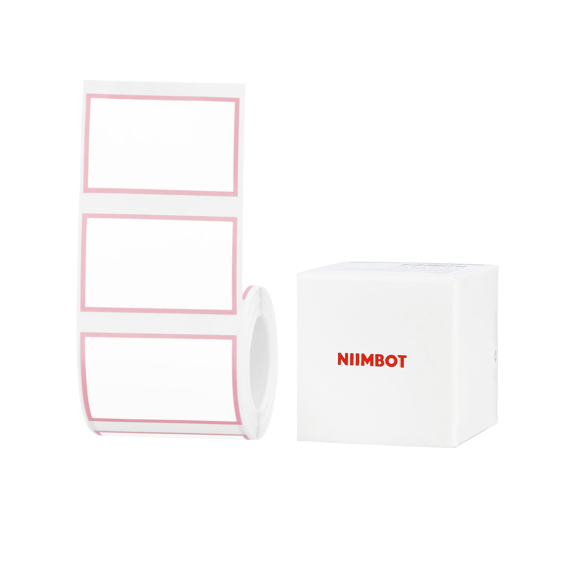 NB715 - NIIMBOT - B1 / B21 / B3S / B4 - 50X30MM - 230 PINK BORDER LABELS