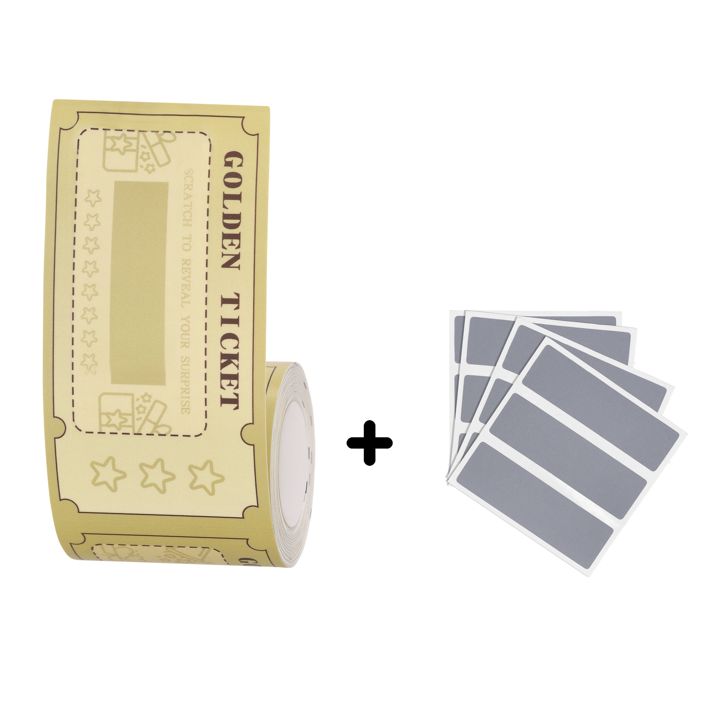 NIIMBOT - M Range - 53x100mm - 50 Gold Scratch Cards