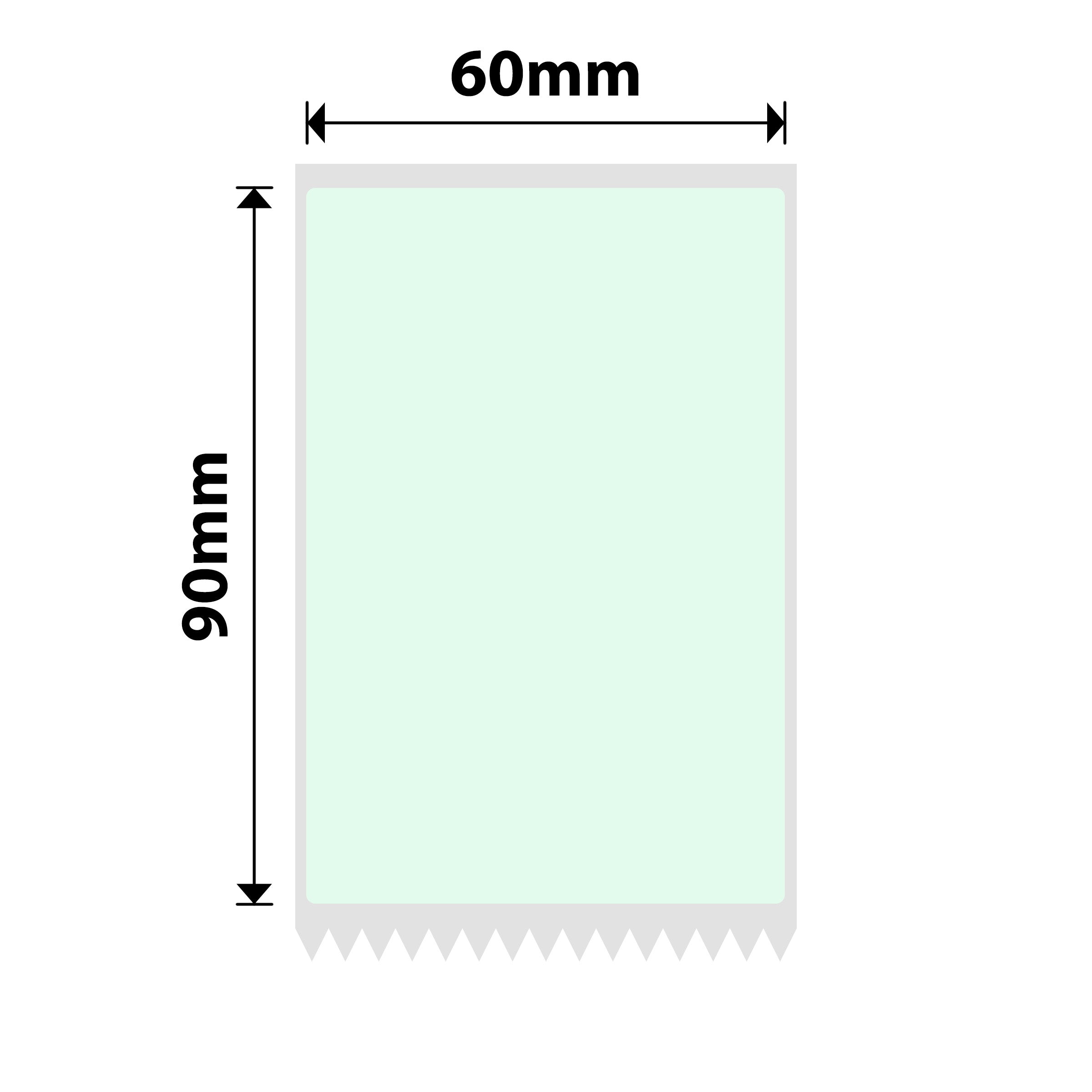 NIIMBOT - K Range - 60x90mm - Light Green - 340 Labels