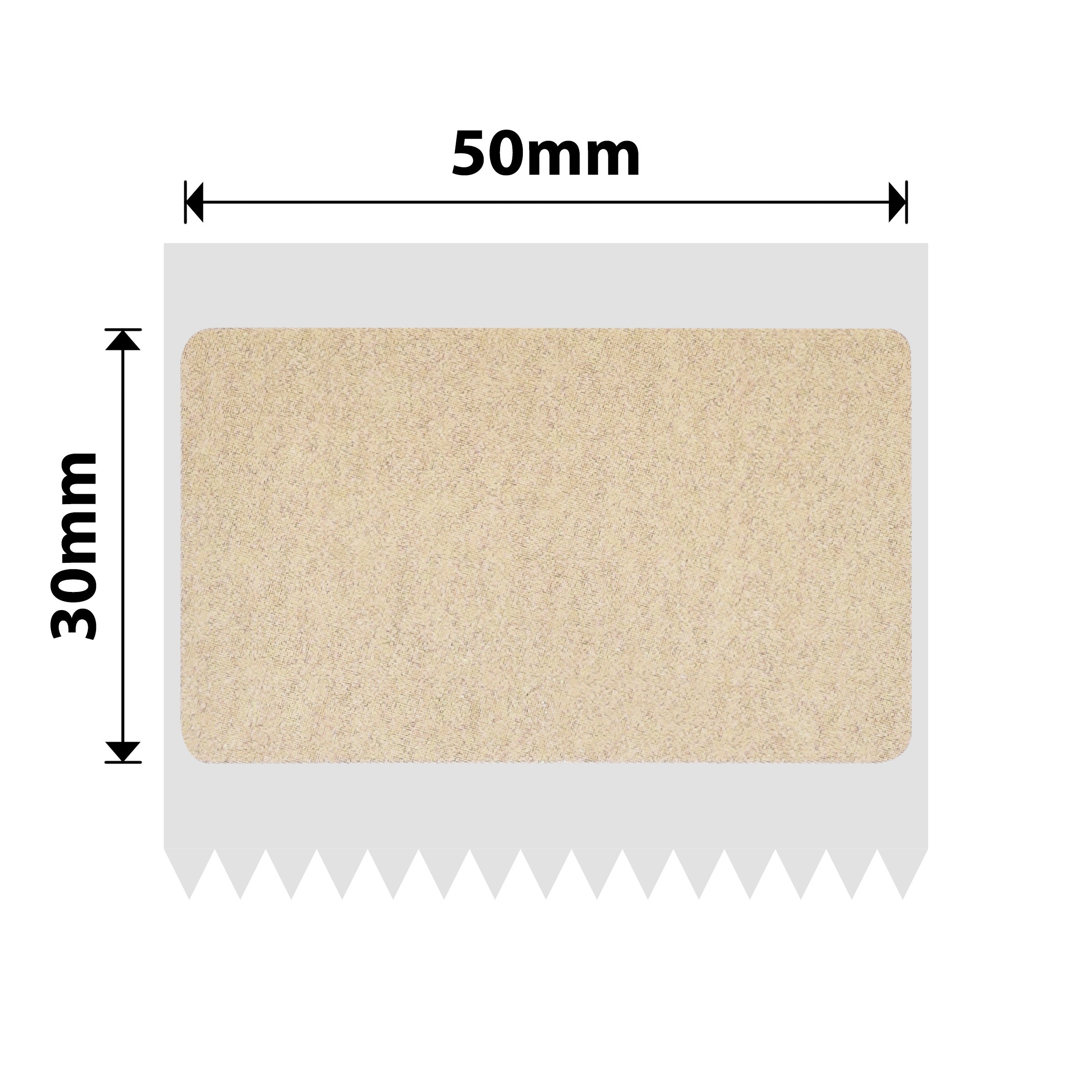 NB728 - NIIMBOT - T50*30MM - 230 LABELS - KRAFT MATTE