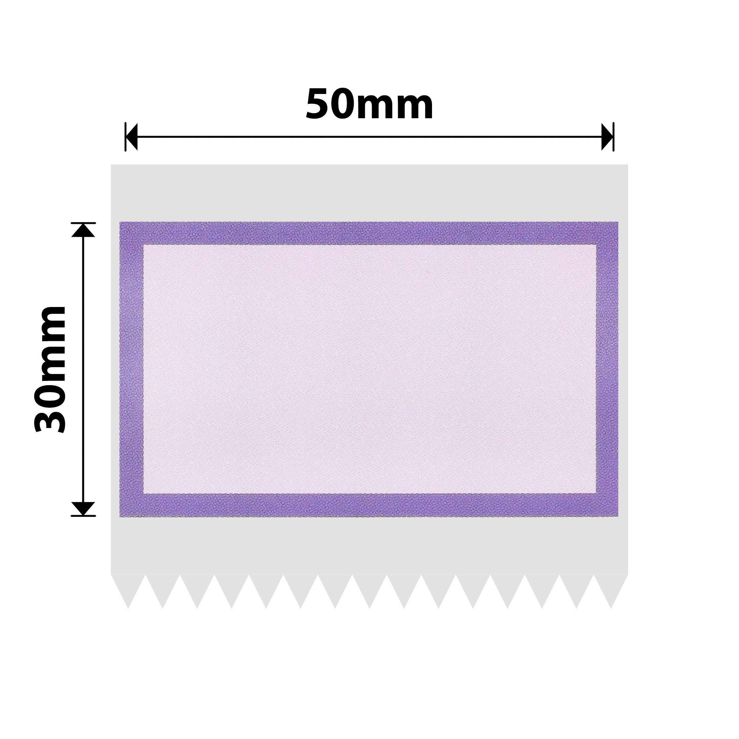 NIIMBOT - B Range - 50x30mm - Purple Border - 230 Labels