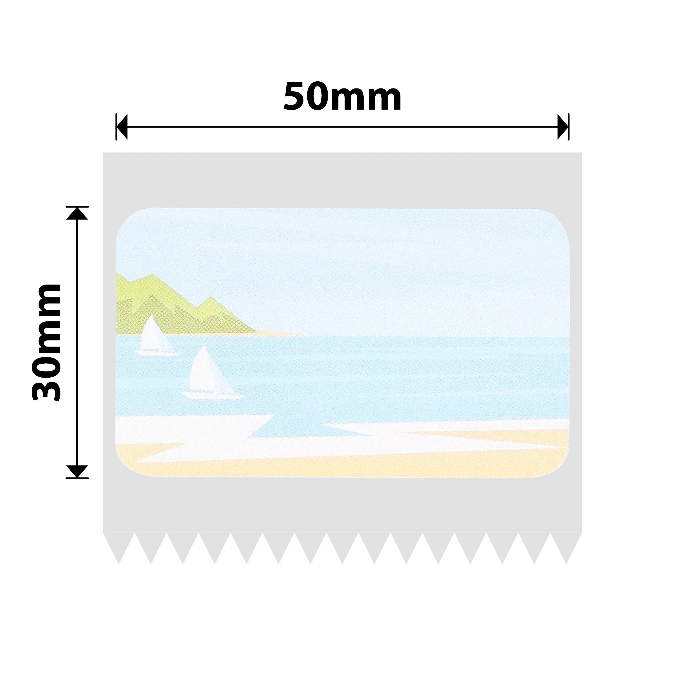 NIIMBOT - B Range - 50x30mm - Summerscene - 230 Labels