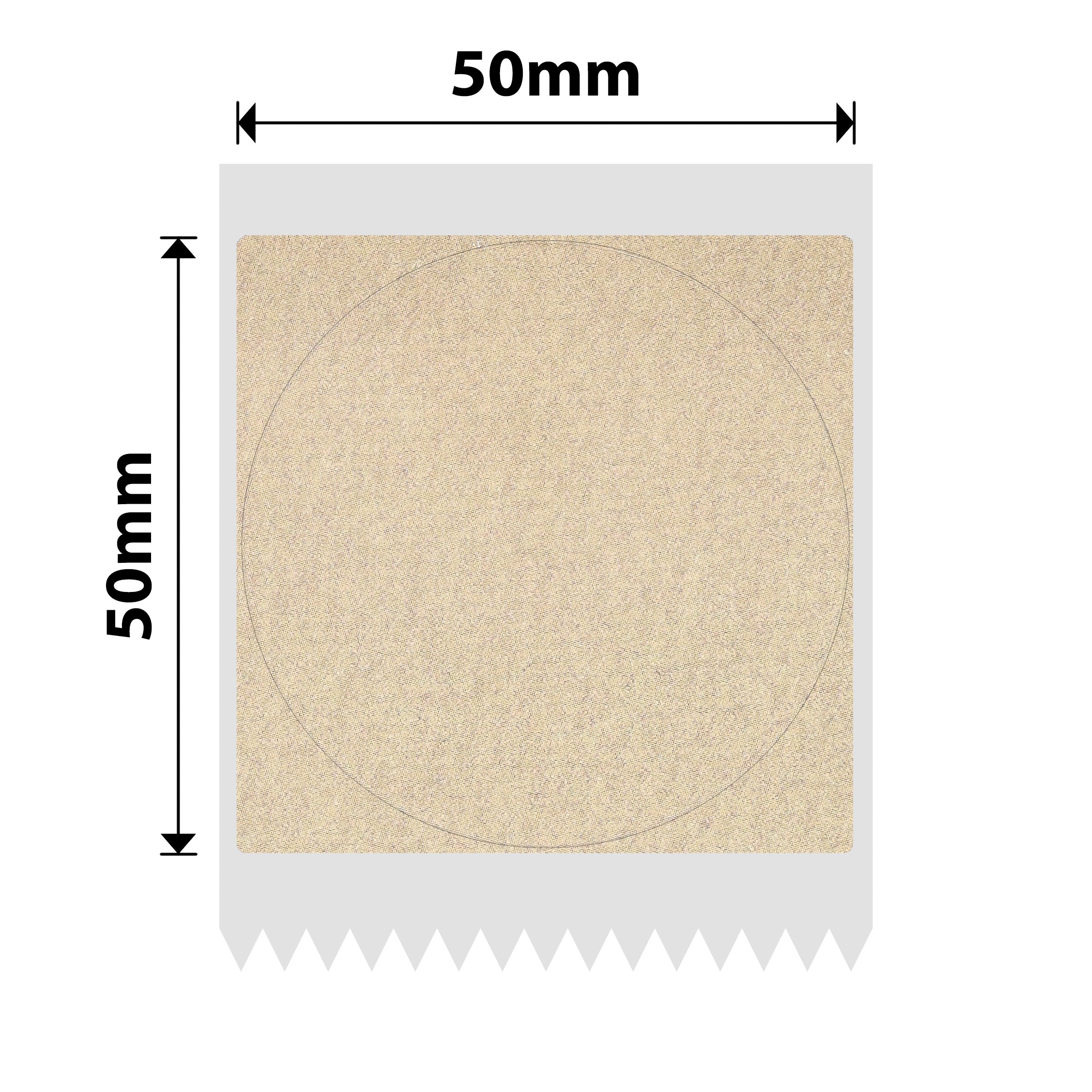 NIIMBOT - B Range - 50x50mm - Kraft - 145 Labels