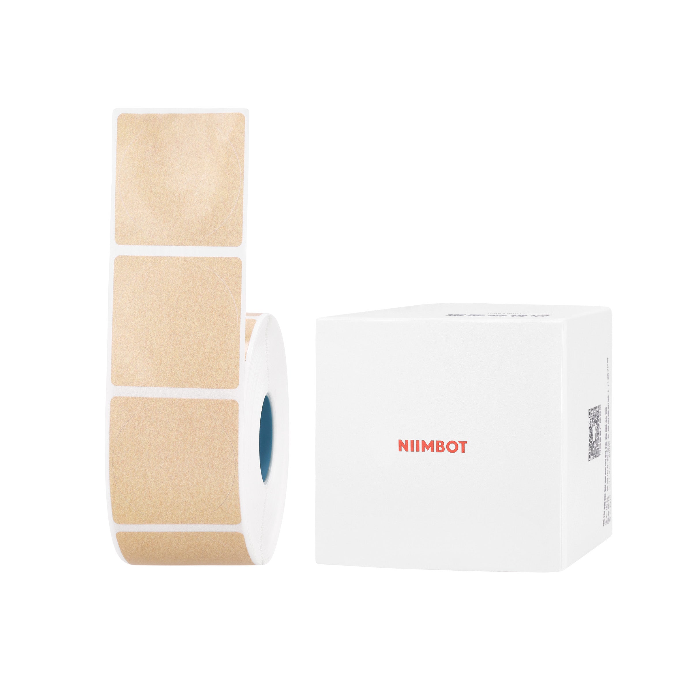 NIIMBOT - K Range - 40x40mm - Kraft Round - 740 Labels