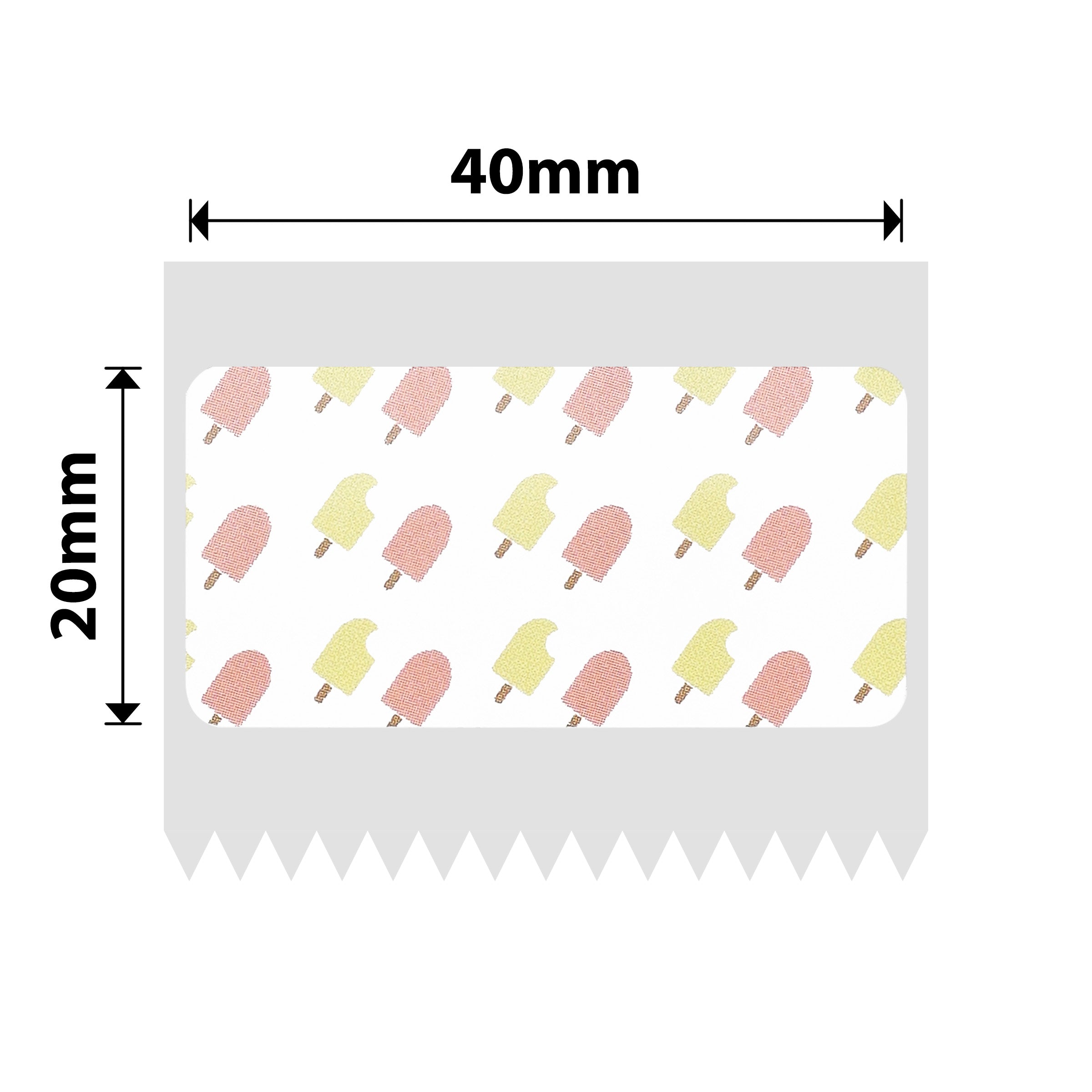 NIIMBOT - B Range - 40x20mm - Summer 003 - 320 Labels