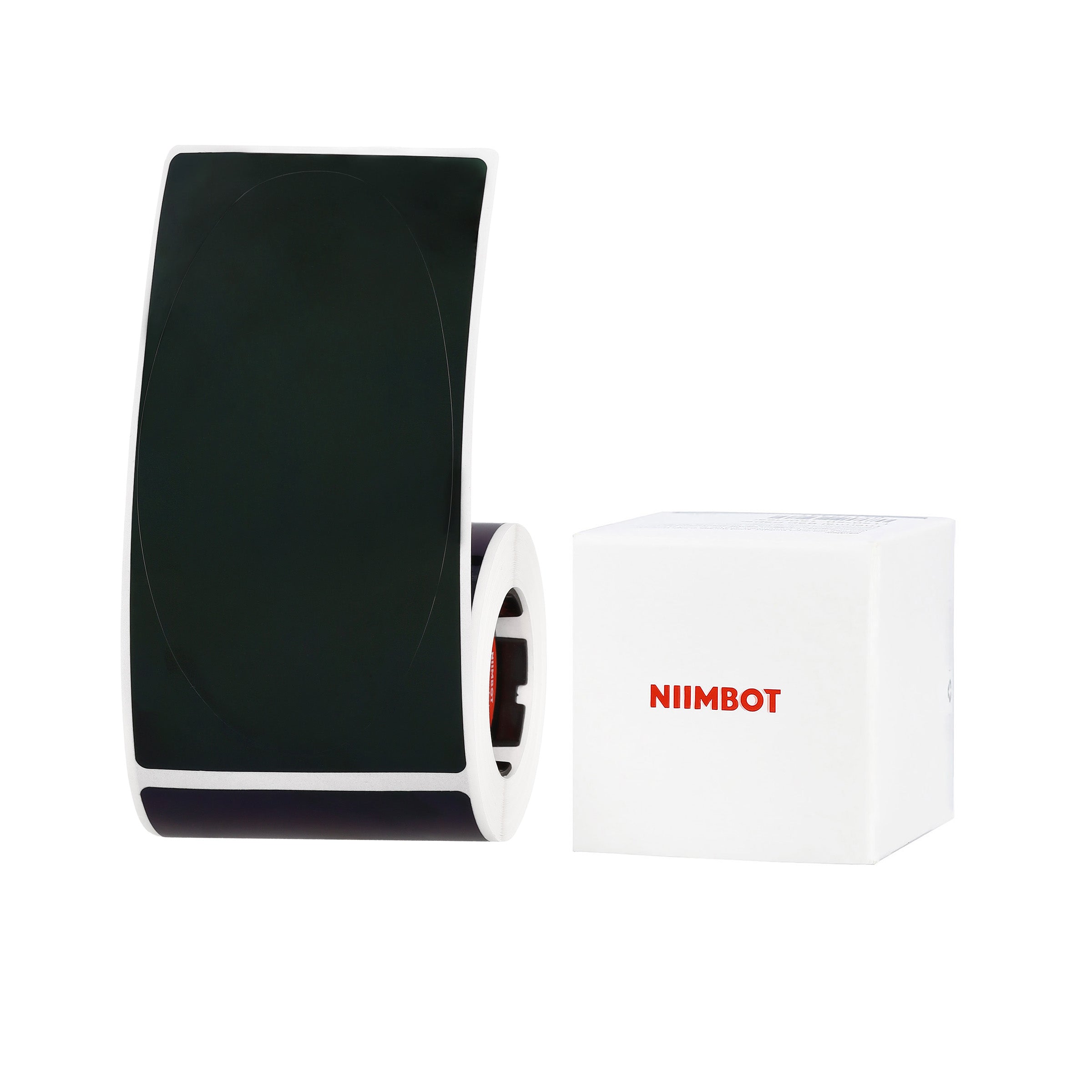 NIIMBOT - M Range - 50x90mm - Black Oval - 85 Labels