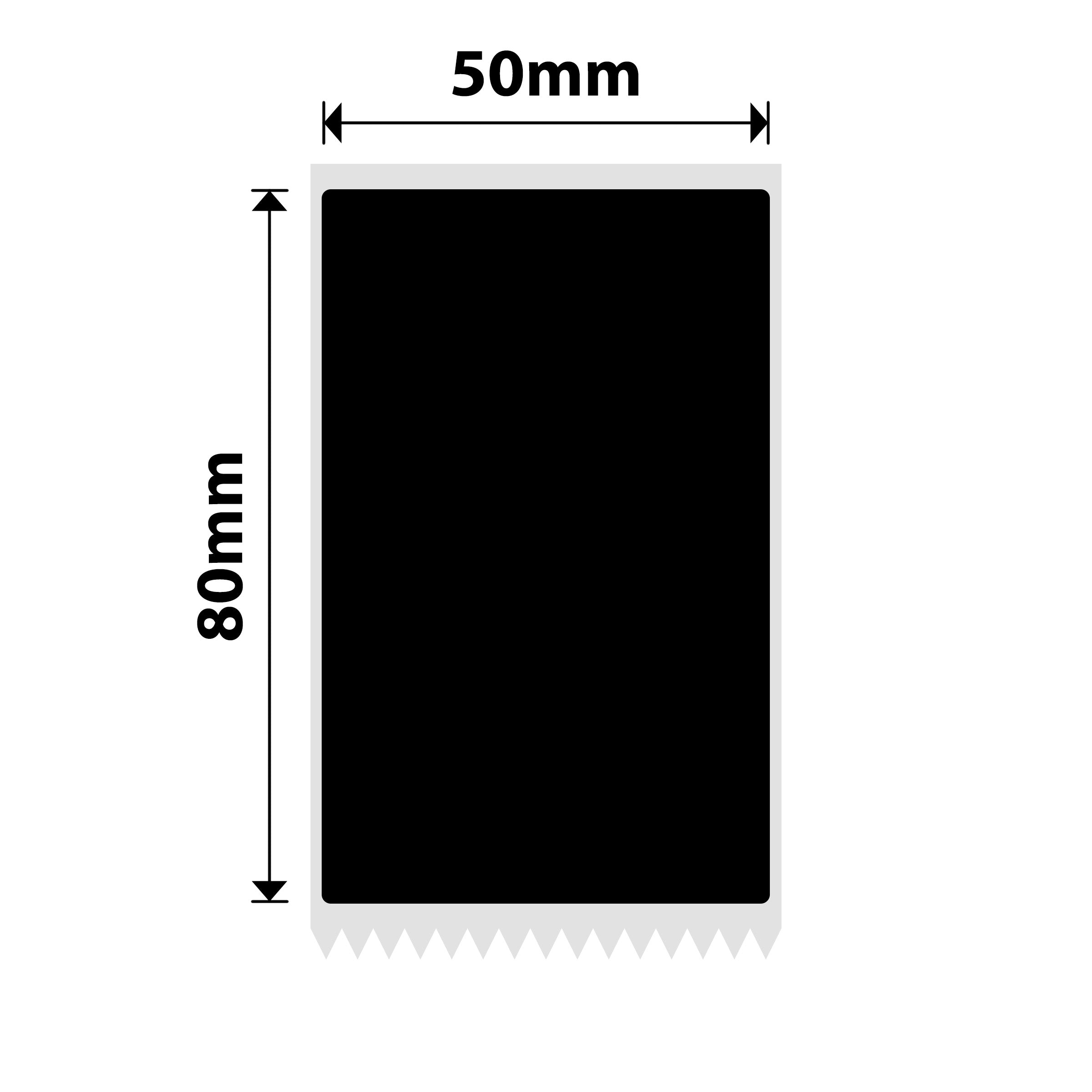 NIIMBOT - M Range - 50x80mm - Black - 90 Labels