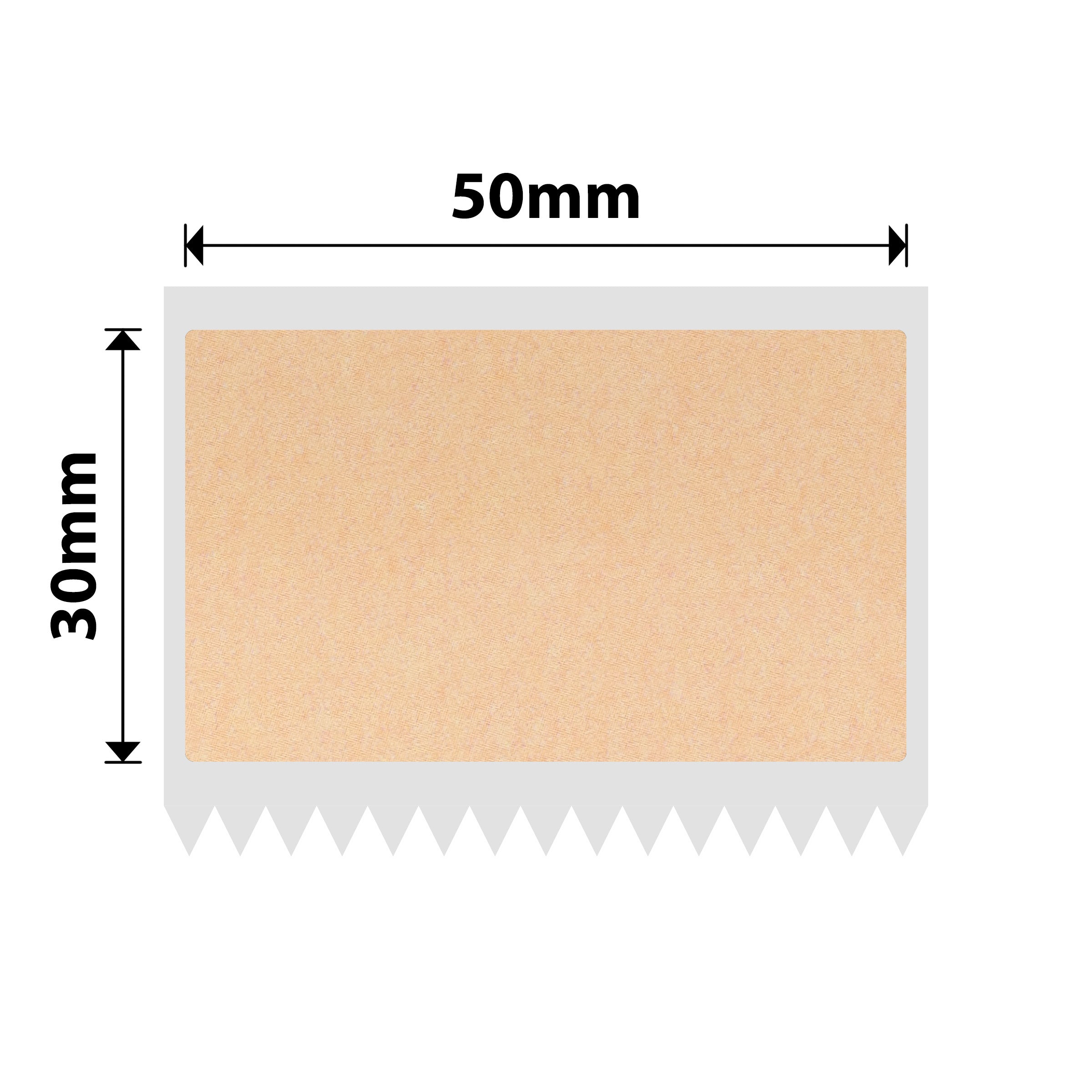 NIIMBOT - M Range - 50x30mm - Kraft - 225 Labels