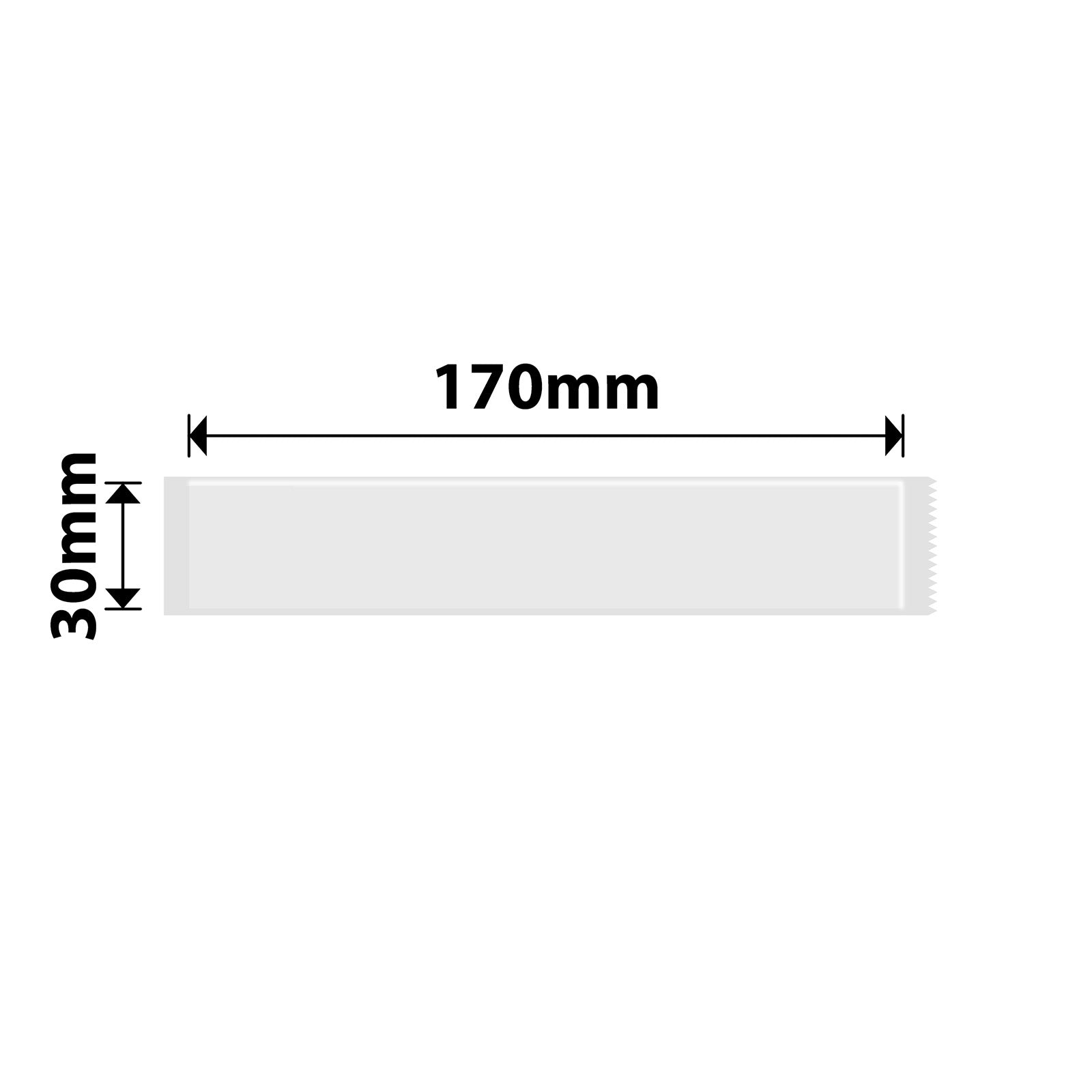 NIIMBOT - B Range - 30x170mm - Transparent File - 45 Labels