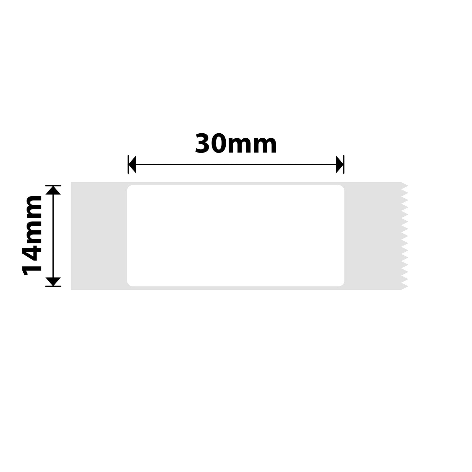 NIIMBOT - N1 - 14x30mm - White High Adhesion - 210 Labels
