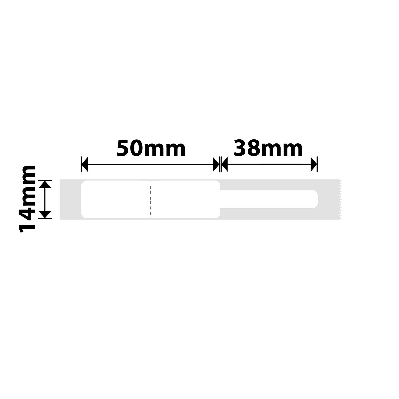 NIIMBOT - N1 - 14x50+38mm - Glasses - 75 Labels