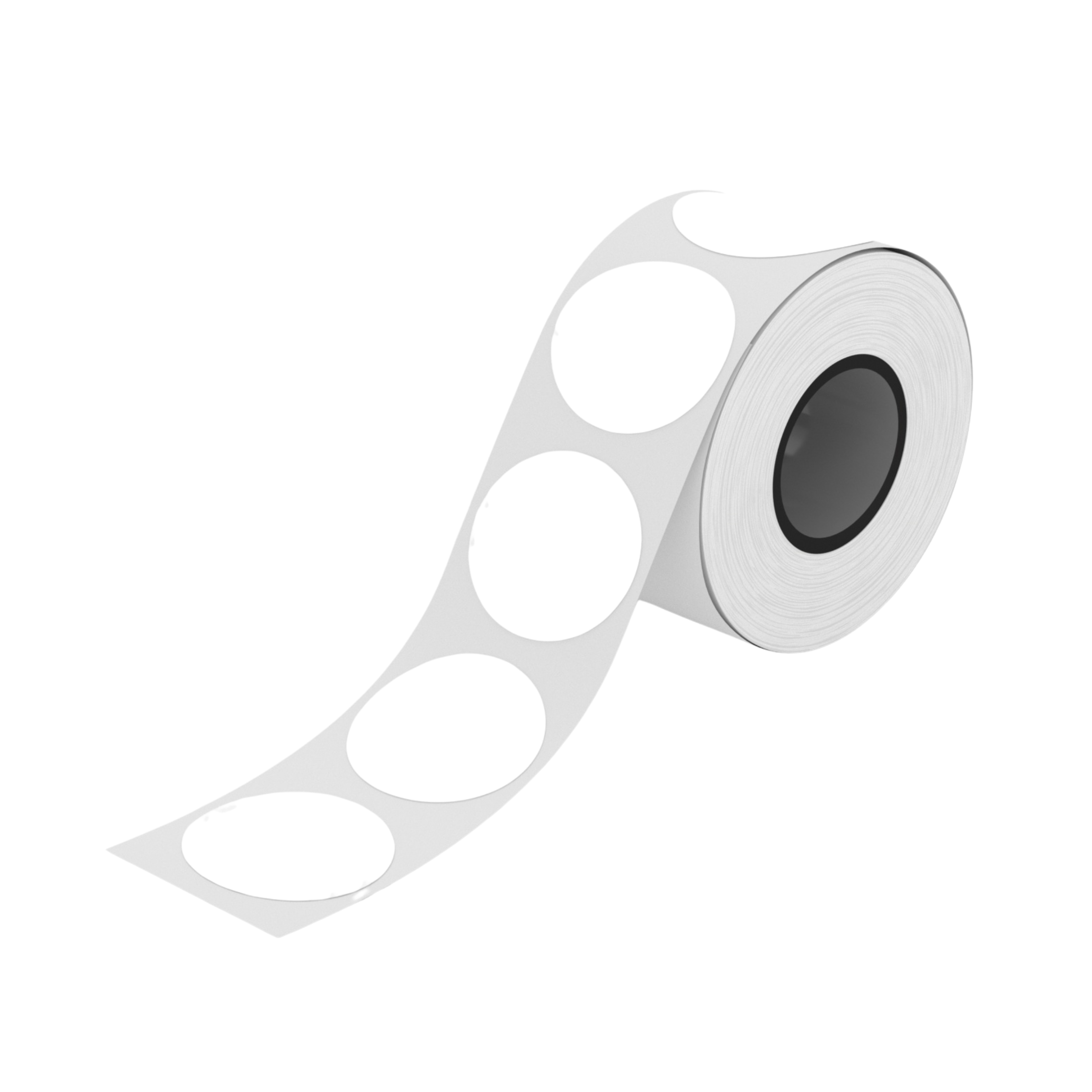 NIIMBOT - B Range - 25x25mm - Soft White 23mm Inner Round - 265 Labels