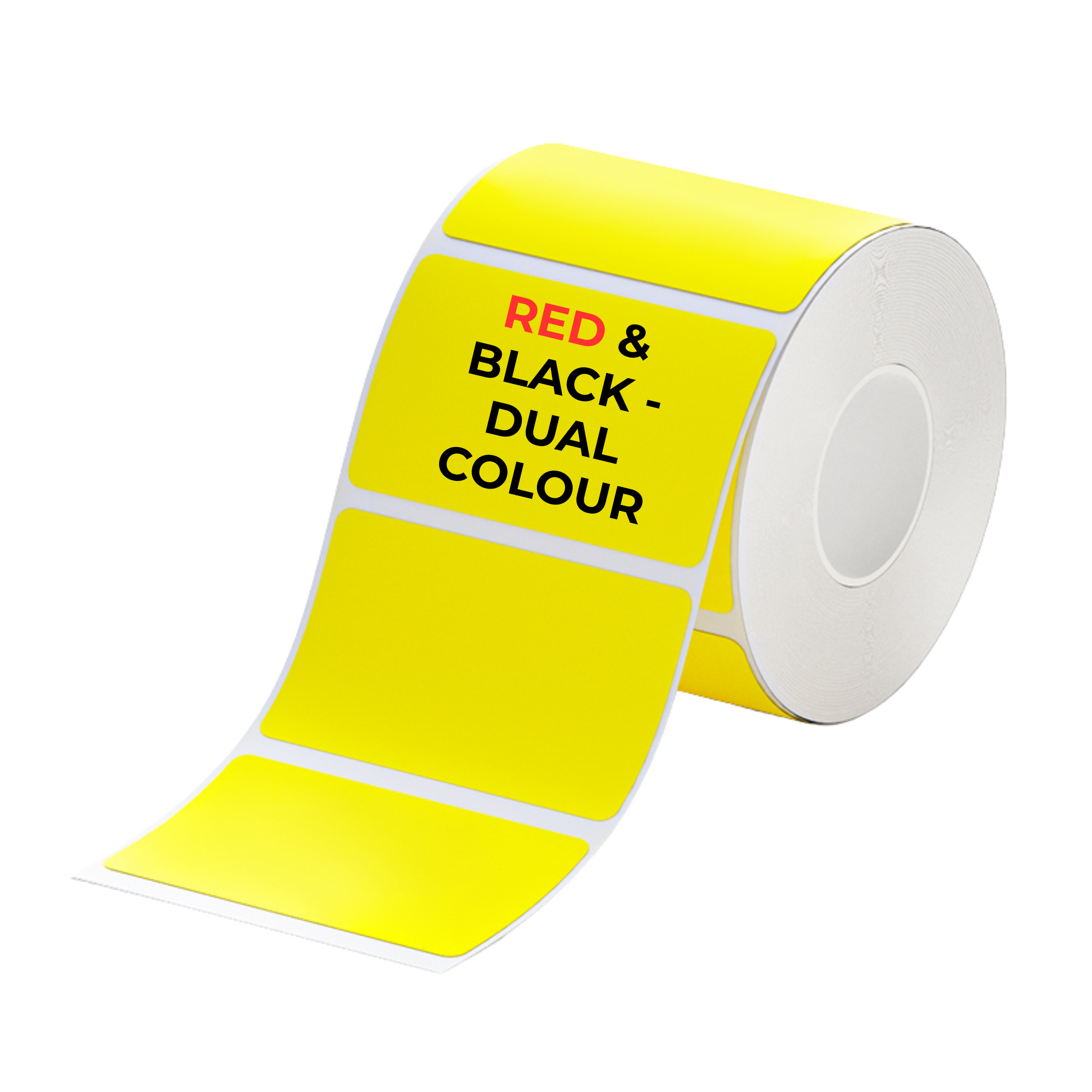 NB812 - Niimbot - B1-Pro / B2-Pro / B21-Pro Only - 50x30mm - 230 Yellow - Dual Colour - Red & Black Text Labels