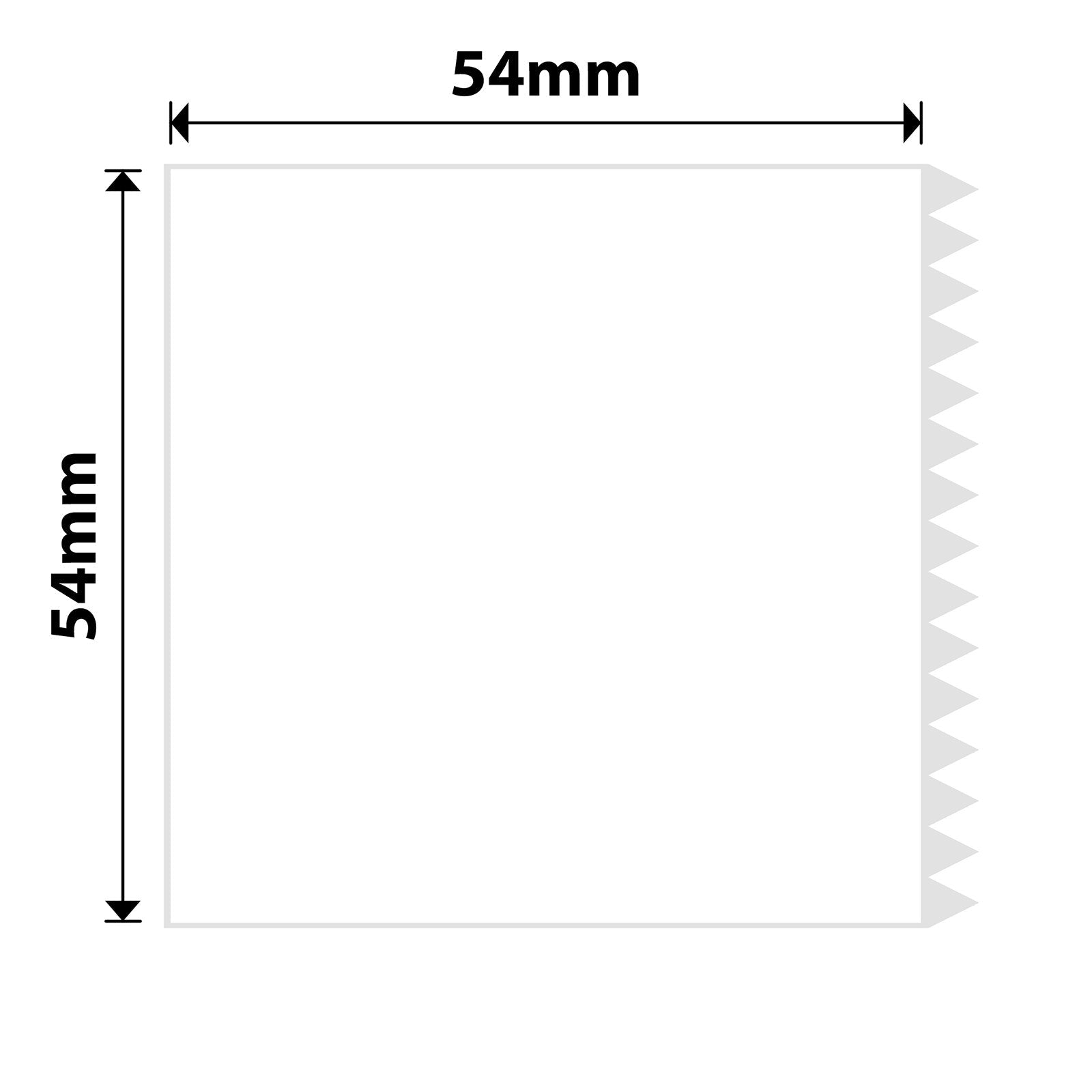 NIIMBOT - B Pro Range - 54x54mm - White Greyscale - Photo Paper - 150 Labels