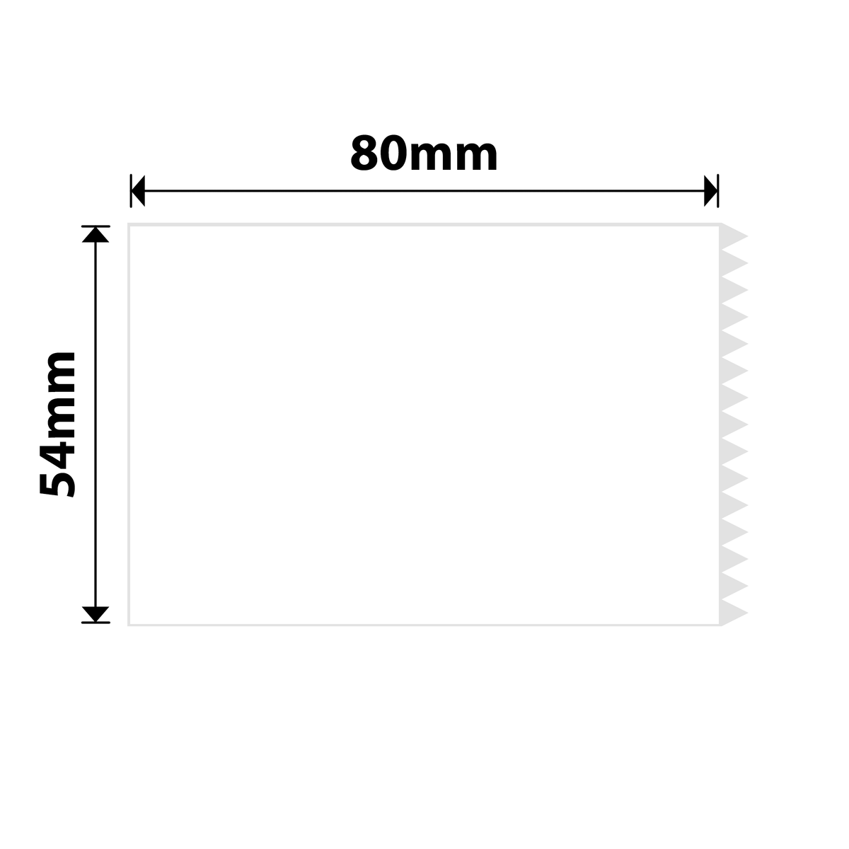 NIIMBOT - B Pro Range - 54x80mm - White Greyscale Photo Paper - 100 Labels