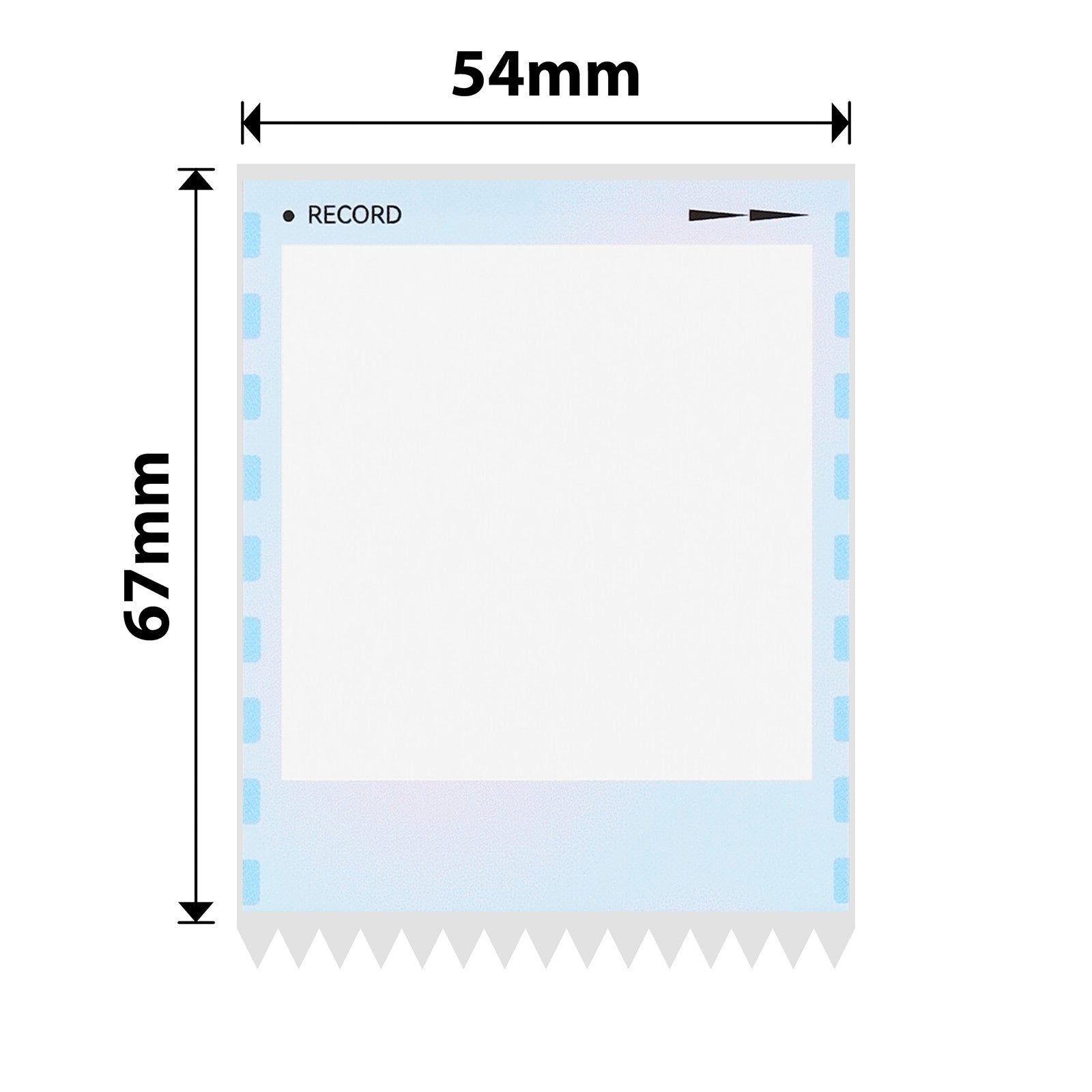 NIIMBOT - B Pro Range - 54x67mm - Greyscale Photo Paper - Sea Wind - 120 Labels
