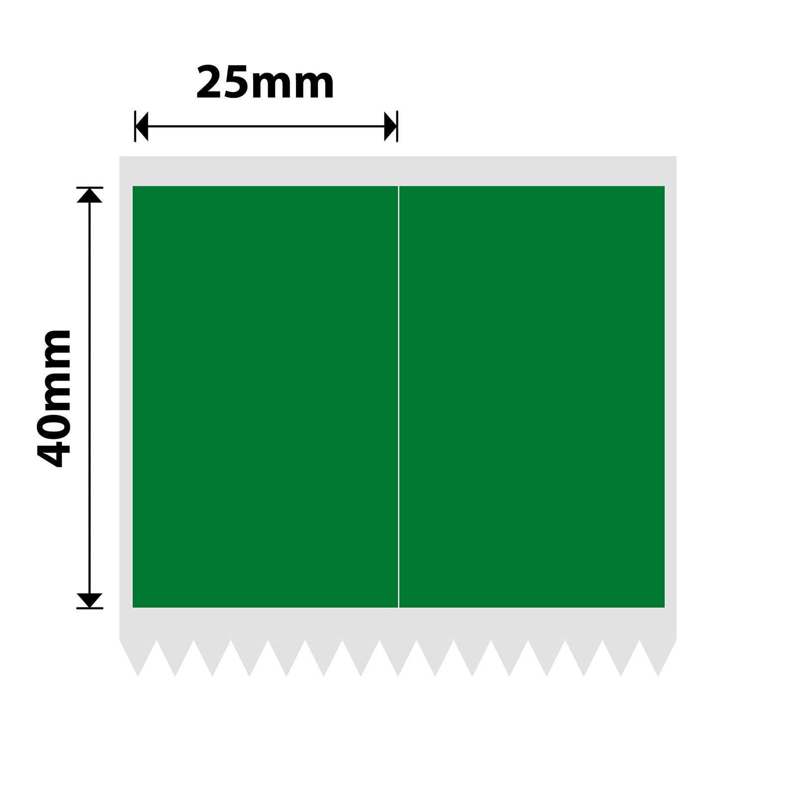 NIIMBOT - M Range - 25x40mm/2L - Green - 370 Labels