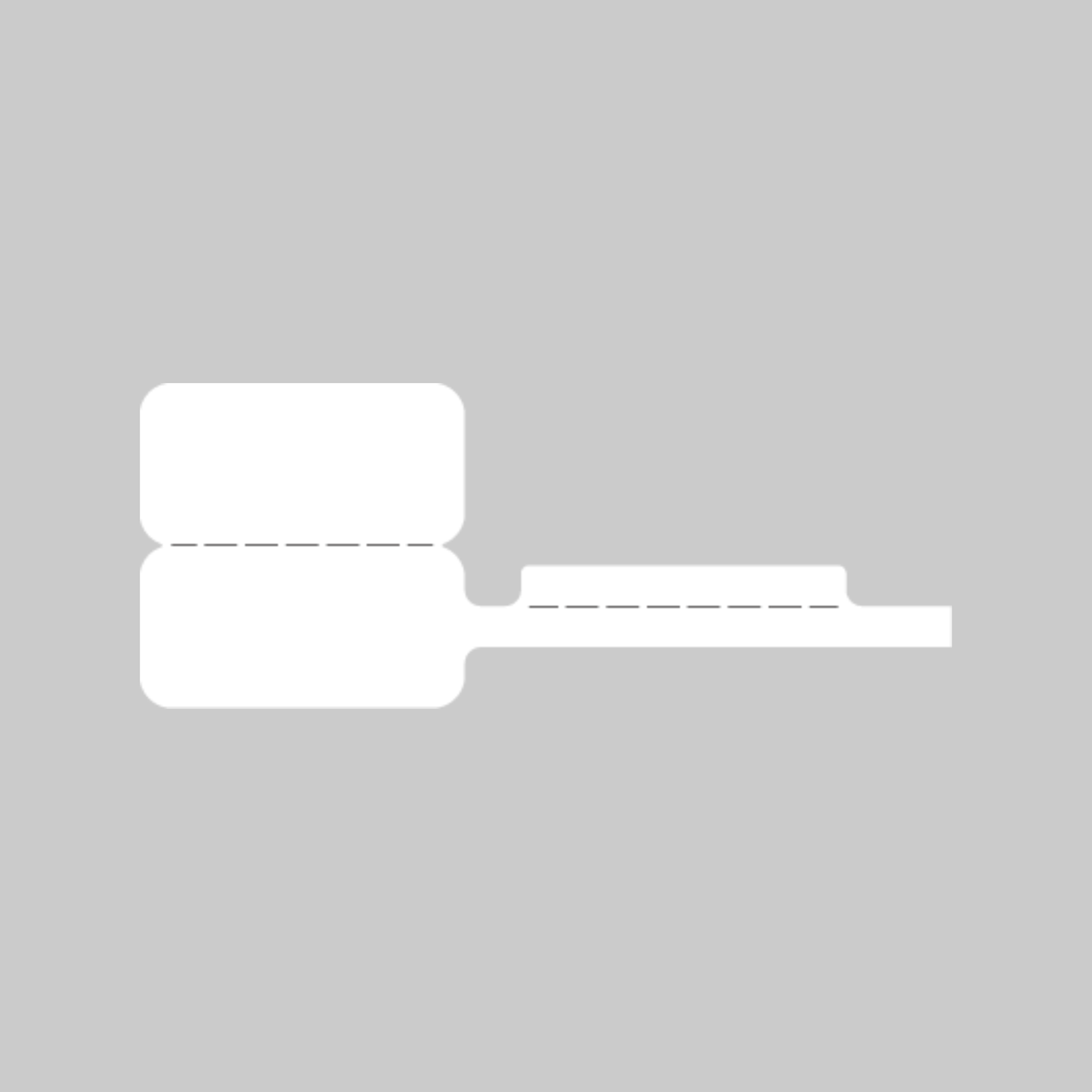 NIIMBOT - M Range - 20x20+30mm - White Jewellery - 345 Labels
