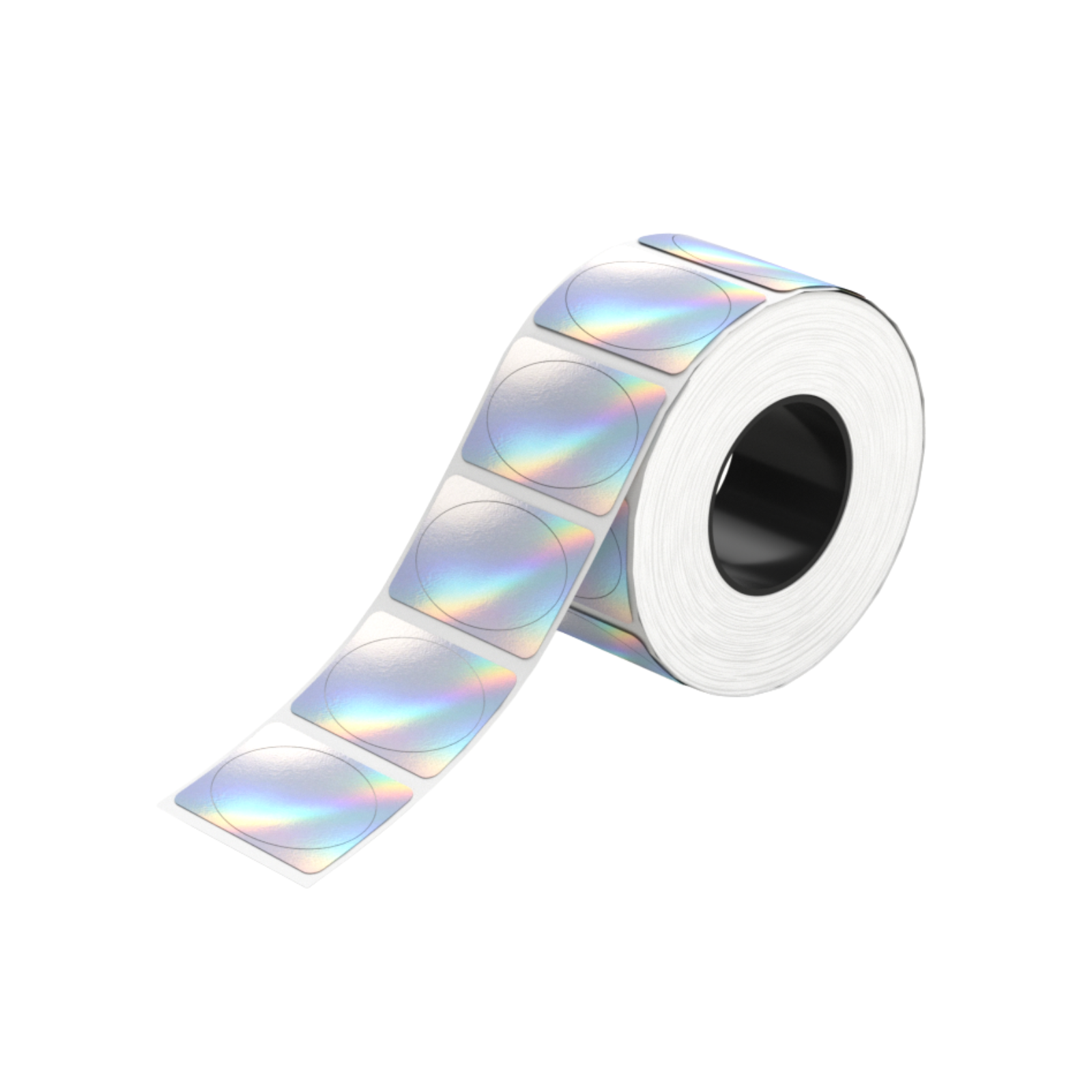 NB882 - Niimbot - M2 / M3 - 30x20mm - 345 Silver Oval Laser Labels