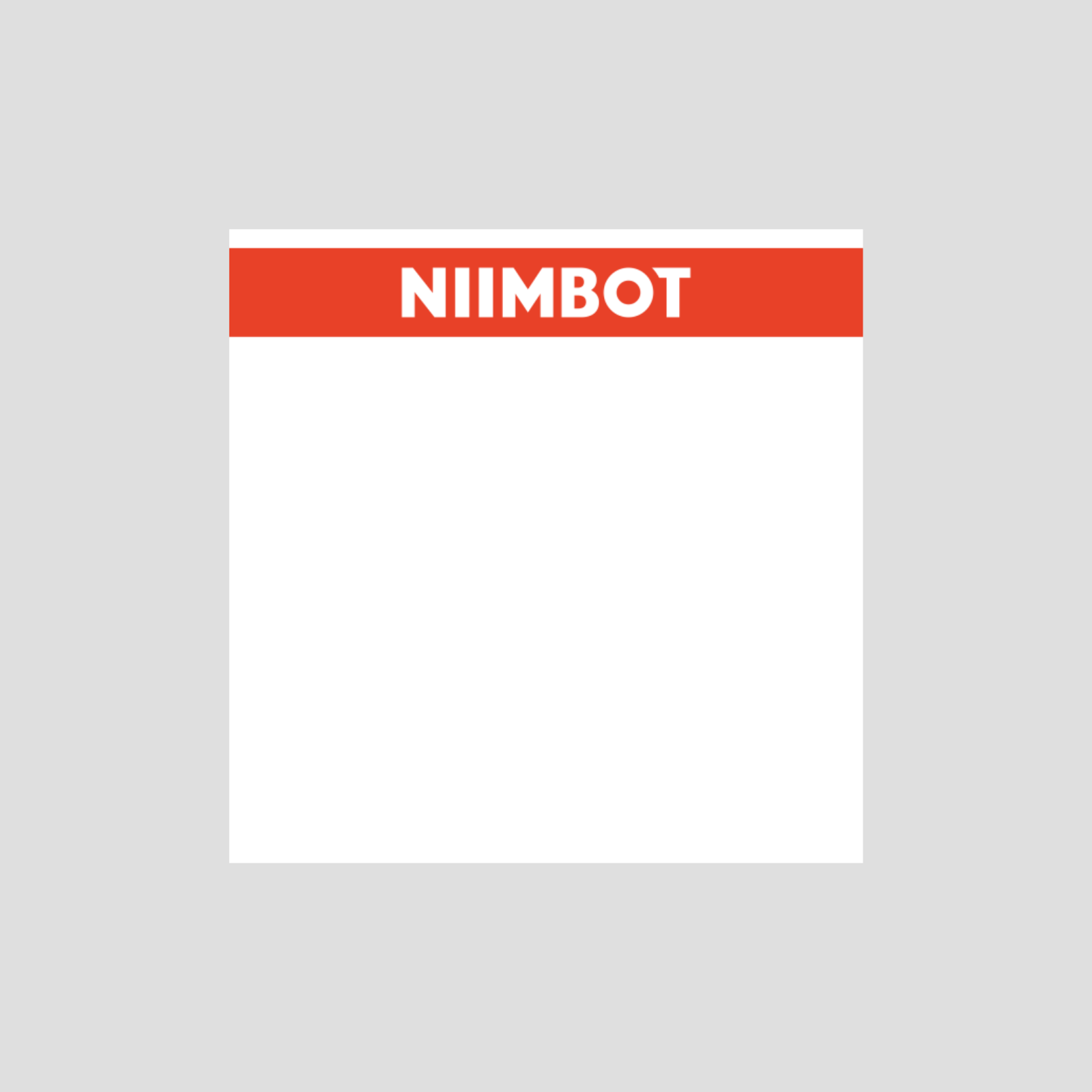 NB925 - Niimbot - K2 / K3 - 50x50mm - 600 NIIMBOT Logo Labels
