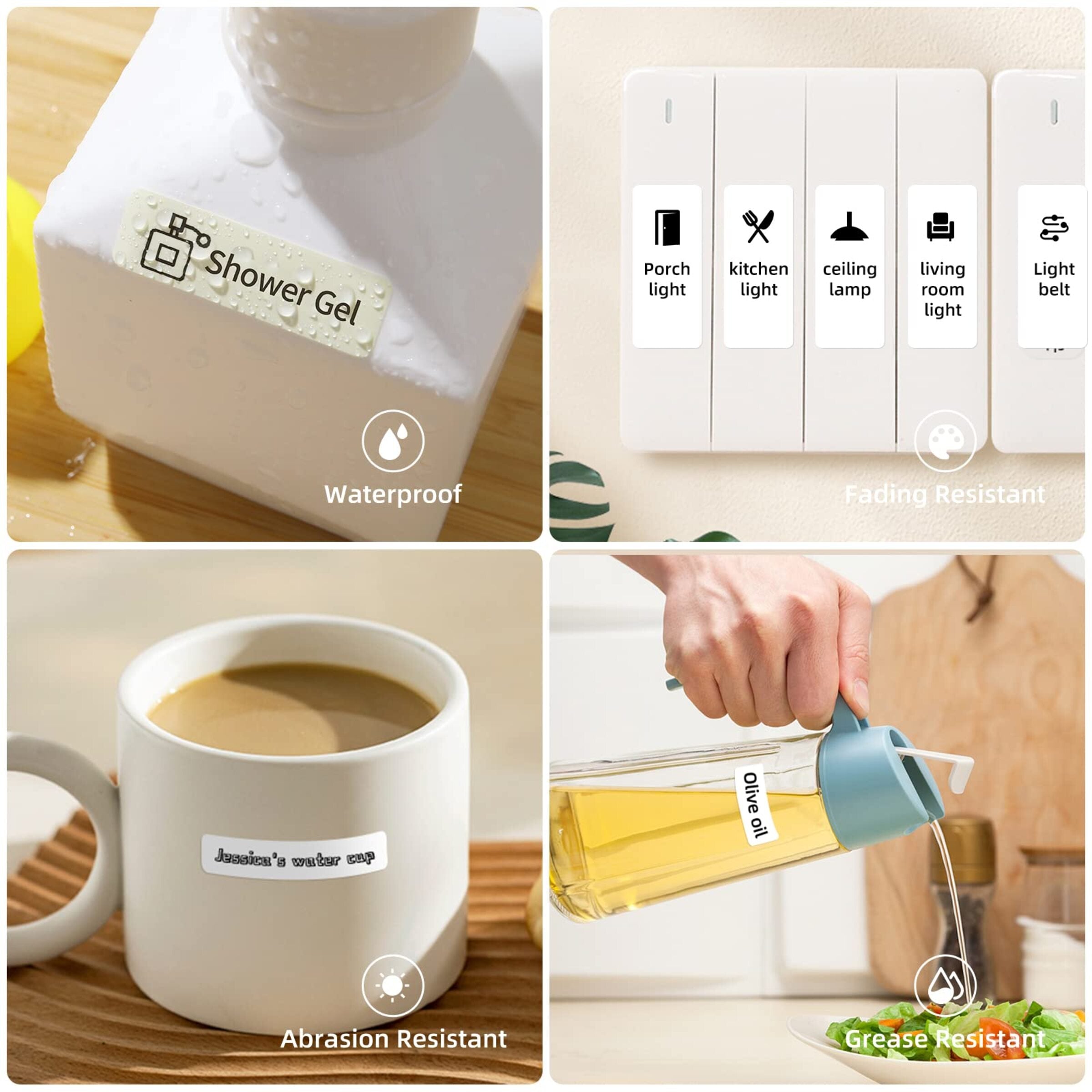 NB524 - Niimbot - D110-M - Portable Bluetooth Label Printer Incl Free Label Roll (12x40mm)