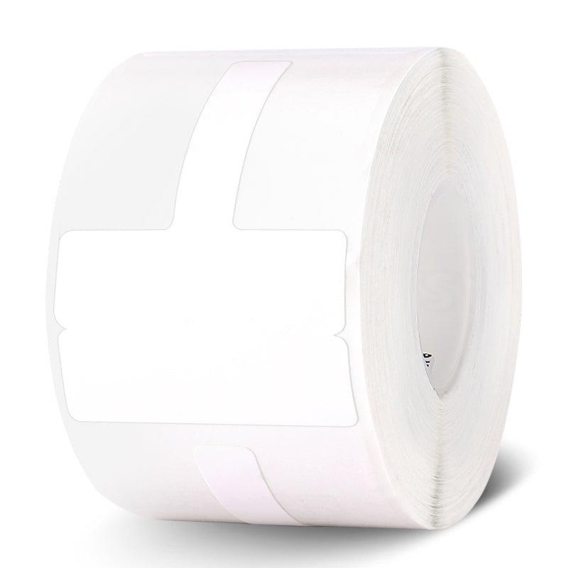 NB203 - NIIMBOT - B1 / B21 / B3S - T38X25+30MM - 130 LABELS PER ROLL - CABLE / JEWELLERY - WHITE
