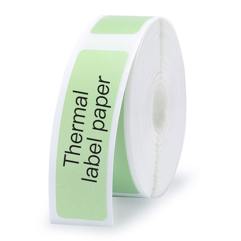 NB129 - NIIMBOT - D11 / D101 / D110 / H1S - 12X40MM - 155 THERMAL LABELS - SOLID GREEN