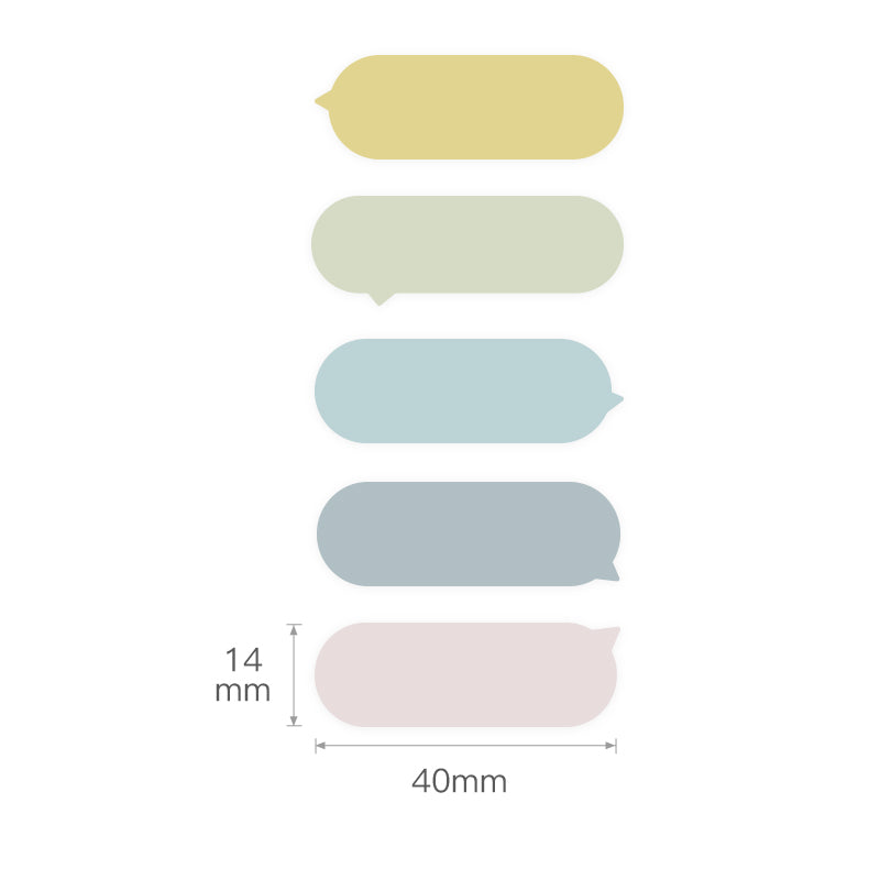 NB135 - NIIMBOT - D11 / D101 / D110 - 14*40MM - 160 ETIKETTE PER ROL - BUBBLE B-ONTWERP