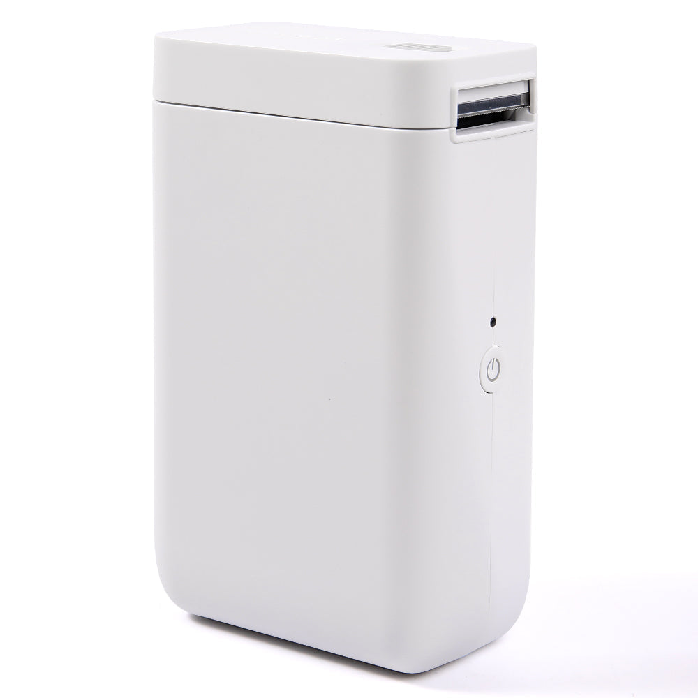 NB121 - NIIMBOT - SLEGS D101 - DRAAGBARE ETIKET BLUETOOTH-DRUKKER INSLUITEND GRATIS ETIKETROL (BREEËR WEERGAWE - 12*40MM - WIT)