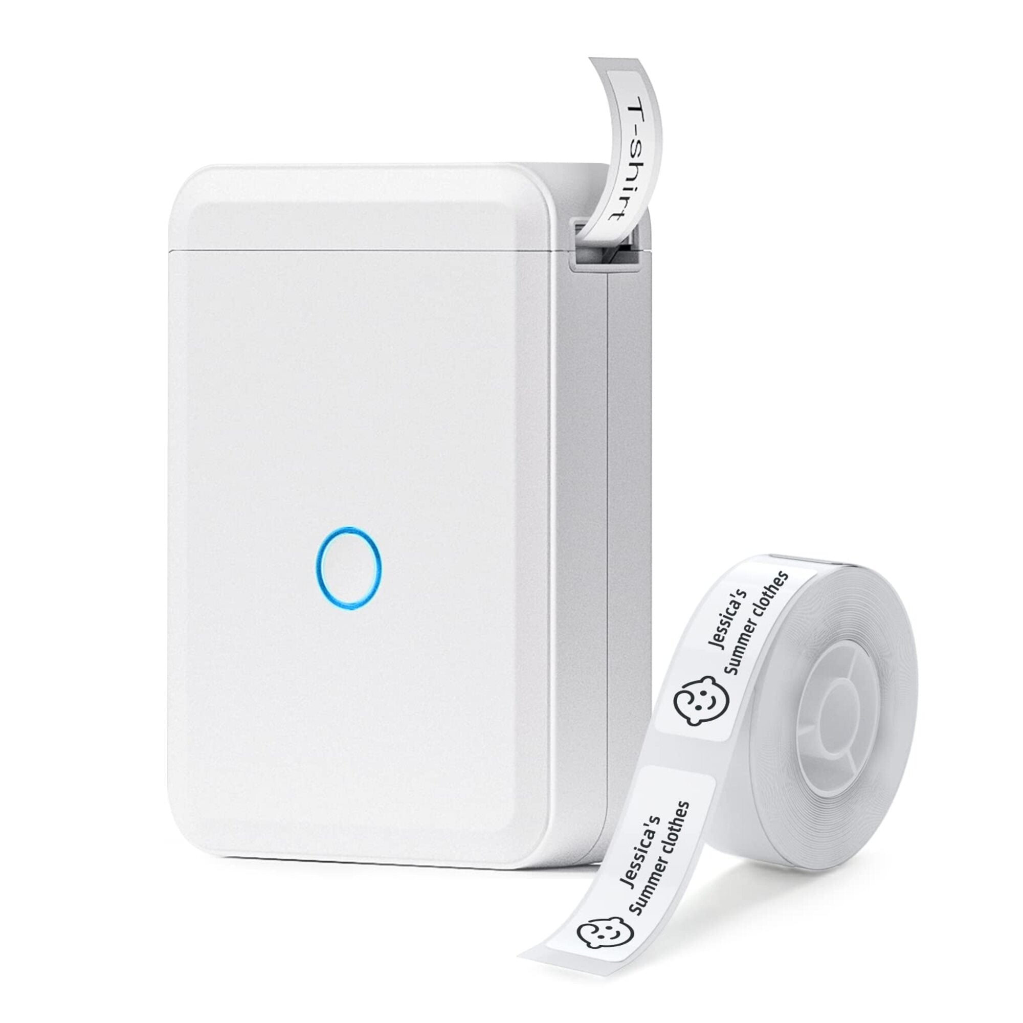 NB120 - NIIMBOT - D110 - DRAAGBARE ETIKET BLUETOOTH-DRUKKER INSLUITEND GRATIS ETIKETROL (15*30MM - WIT)