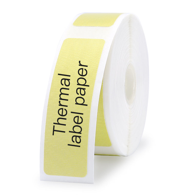 NB131 - NIIMBOT - D11 / D101 / D110 / H1S - 12X40MM - 160 THERMAL LABELS - SOLD DARK YELLOW