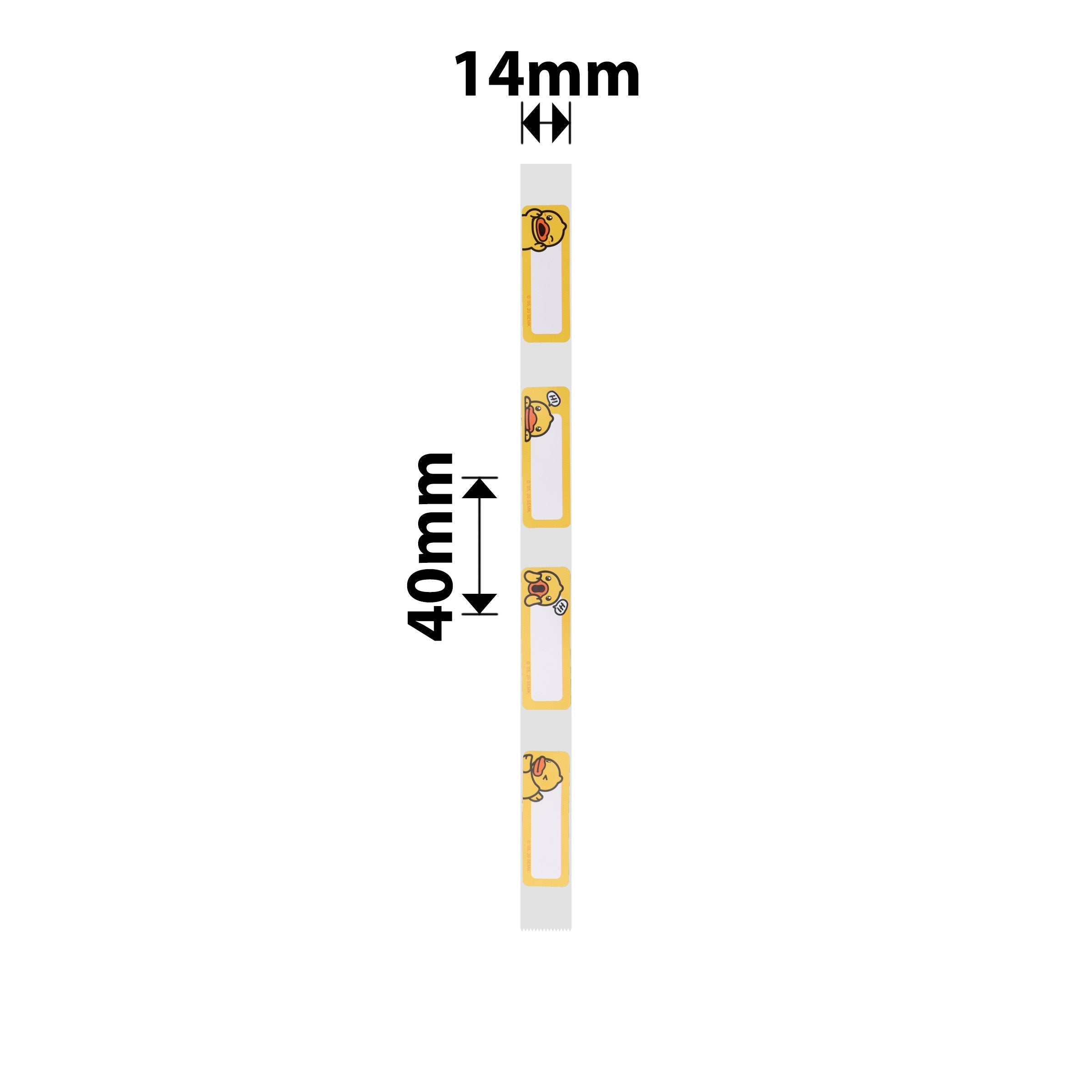 NB154 - NIIMBOT - D11 / D101 / D110 - R14*40 - 160 ETIKETTE PER ROL - OULIKE EENDONTWERP