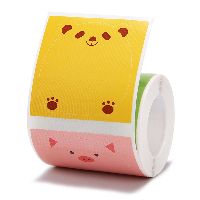 NB237 - NIIMBOT - B1 / B21 / B3S - 50X50MM - 150 THERMAL LABELS - ANIMAL DESIGN