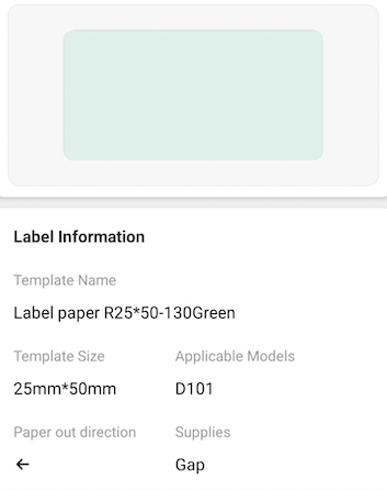 NB366 - NIIMBOT - D101 KUPHELA - R25*50 - 130 AMALEBHU NGOKUQONGA NGAMUNYE - UKWENZIWA KOMBALA OKULUHLAZA