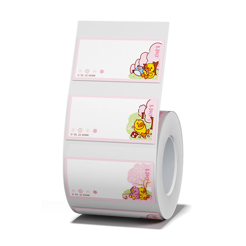 NB455 - NIIMBOT - B1 / B21 / B3S - 40*20MM - 320 LABELS PER ROLL - IDADI NECHERY BLOSSOM DESIGN