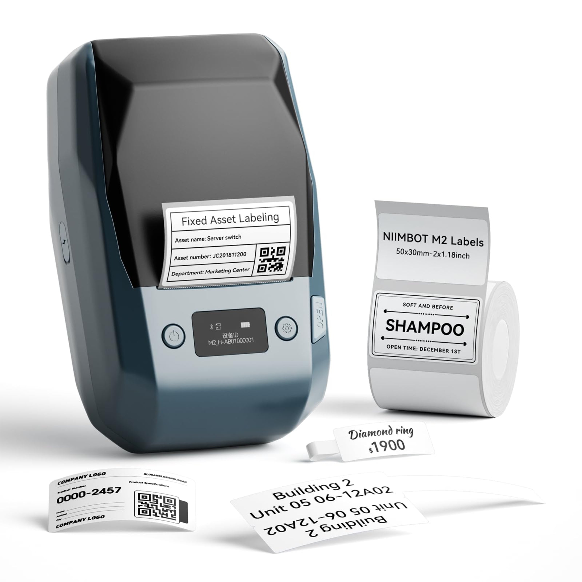 Niimbot NB589 - NIIMBOT - M2_H - 300DPI THERMAL TRANSFER BLUETOOTH LABEL PRINT ...