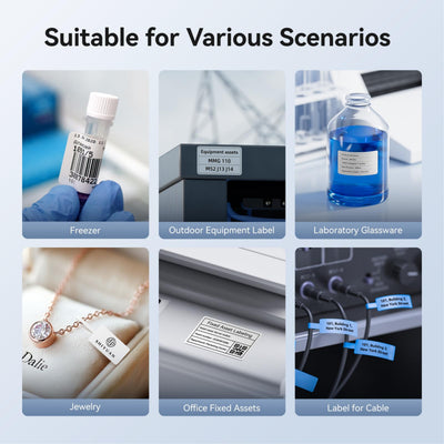 NB589 - NIIMBOT - M2_H - 300DPI THERMAL TRANSFER BLUETOOTH LABEL PRINTER - INCL BLACK RIBBON CARTRIDGE & WHITE 50X30MM LABEL