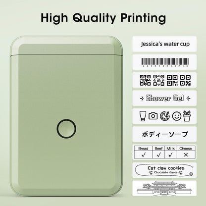 NB120 - NIIMBOT - D110 - PORTABLE LABEL BLUETOOTH PRINTER INCLUDING FREE LABEL ROLL (15*30MM - WHITE)