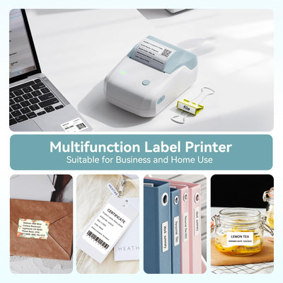 NB493 - NIIMBOT - B1 - PORTABLE THERMAL LABEL BLUETOOTH PRINTER INCL FREE WHITE LABEL (50X30MM)