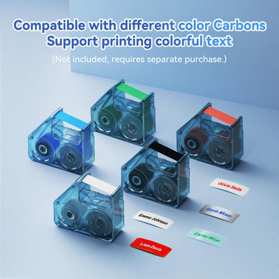 NB806-IRONKIT - NIIMBOT - N1 IRON ON LABEL KIT - BLUETOOTH THERMAL TRANSFER LABEL PRINTER INCL FREE STANDARD WHITE LABEL & BLACK CARTRIDGE (14X50MM) & WHITE IRON ON LABEL (14X40MM)