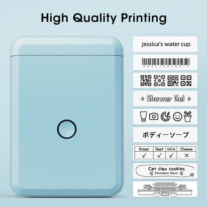 NB120 - NIIMBOT - D110 - PORTABLE LABEL BLUETOOTH PRINTER INCLUDING FREE LABEL ROLL (15*30MM - WHITE)