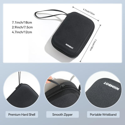 NB518 - NIIMBOT - D11 / D110 / B18 - STORAGE CASE FOR PRINTER & LABELS - BLACK