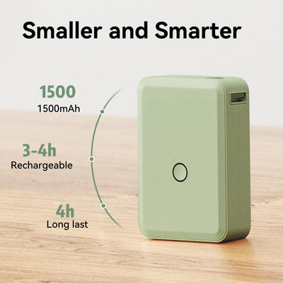 NB120 - NIIMBOT - D110 - DRAAGBARE ETIKET BLUETOOTH-DRUKKER INSLUITEND GRATIS ETIKETROL (15*30MM - WIT)