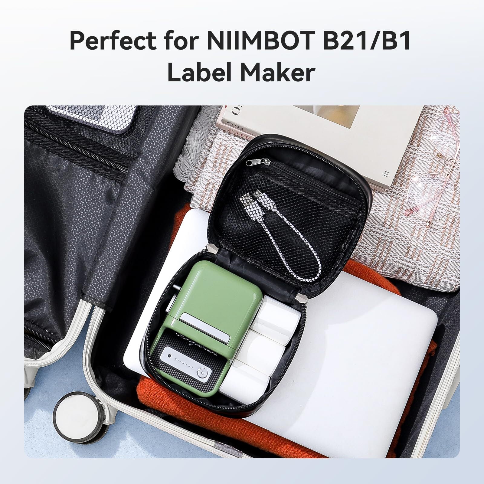 NB517 - NIIMBOT - B1 / B21 / B3S MODELS - BAG ONLY FOR PRINTER & LABELS - BLACK