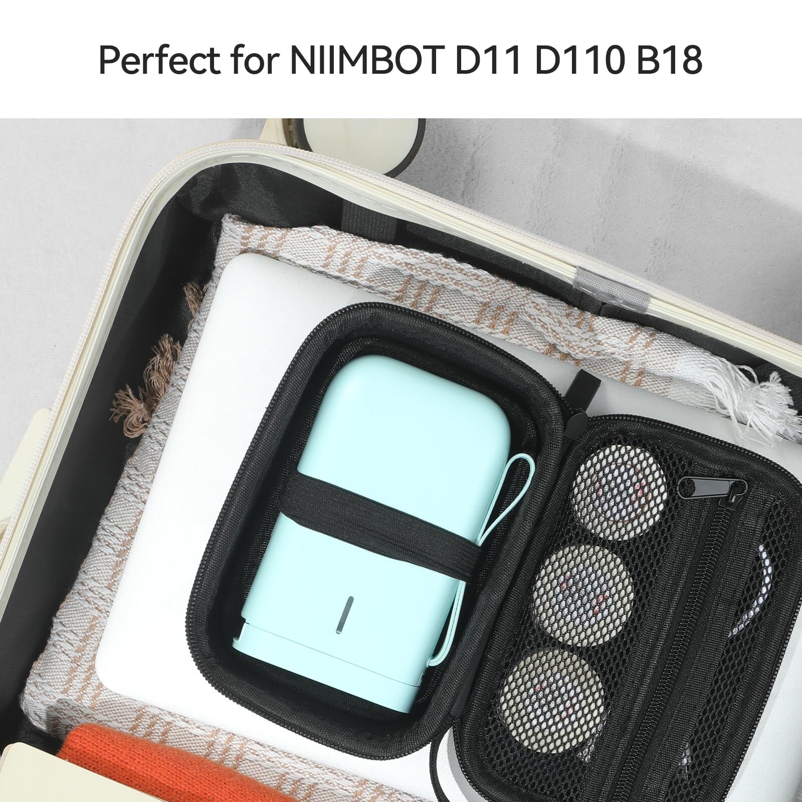 NIIMBOT - D11 / D110 / B18 - BAG ONLY FOR PRINTER & LABELS - BLACK