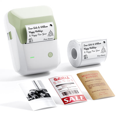 NB806 - NIIMBOT - B1_PRO - 300DPI - PORTABLE THERMAL LABEL PRINTER INCL FREE LABEL ROLL (50X30MM)