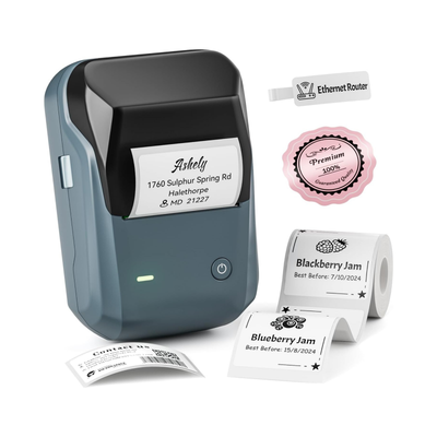 NB493 - NIIMBOT - B1 - PORTABLE THERMAL LABEL BLUETOOTH PRINTER INCL FREE WHITE LABEL (50X30MM)