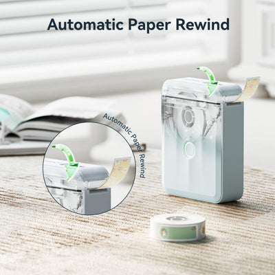 NB524 - NIIMBOT - D110_M - PORTABLE BLUETOOTH LABEL PRINTER INCL FREE LABEL ROLL (12X40MM)