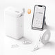 NB121 - NIIMBOT - SLEGS D101 - DRAAGBARE ETIKET BLUETOOTH-DRUKKER INSLUITEND GRATIS ETIKETROL (BREEËR WEERGAWE - 12*40MM - WIT)